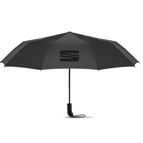 Skladací dáždnik SEAT, čierny