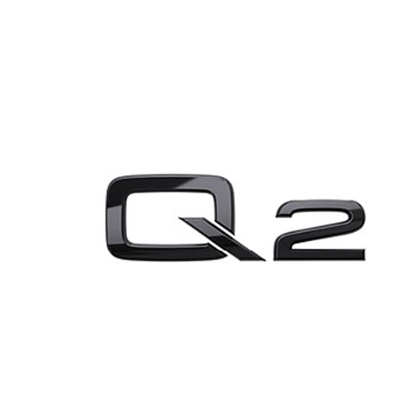 Audi Q2 nápis