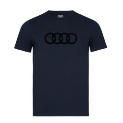 Pánske tričko Audi kruhy modré