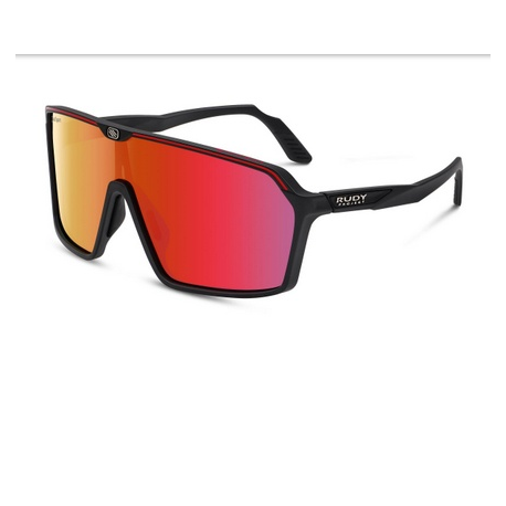 Slnečné športové okuliare Audi, čierna/červená
