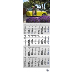 Kalendár VW úžitkové vozidlá 2023 4 mesačný