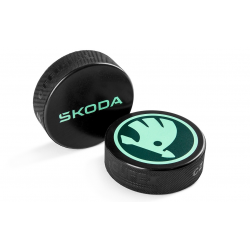Hokejový puk s logom Škoda